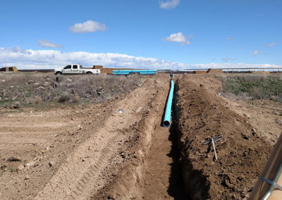 Ditch pipe build from Yager Weber Construction